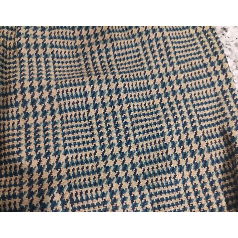 VINTAGE JUST JOHNSON PLAID WOOL SHORTS SIZE 8 SILK LINING OLD MONEY NWT - Picture 8 of 8